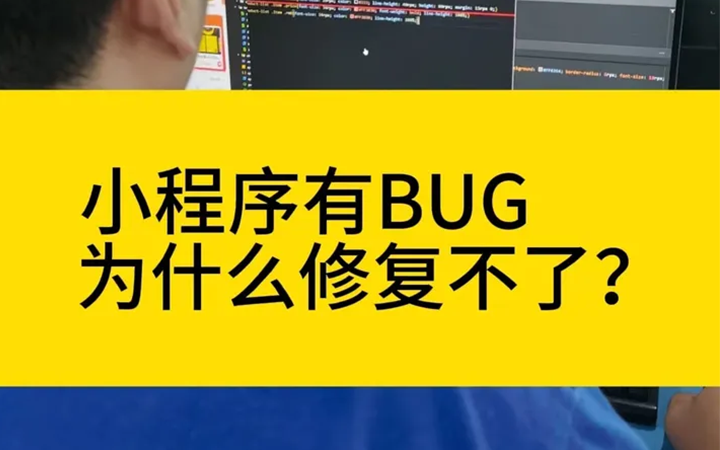 开发小程序有BUG，为什么总是修复不了？